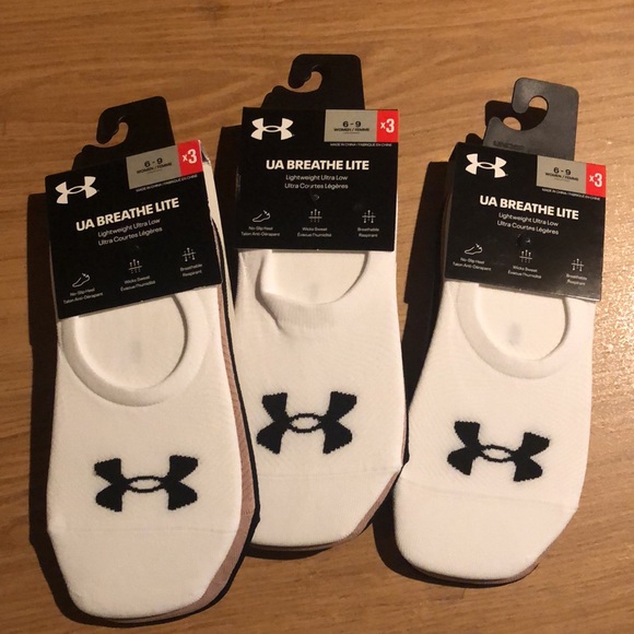 9 pairs Under Armour Ultra Low socks Women - Picture 4 of 5